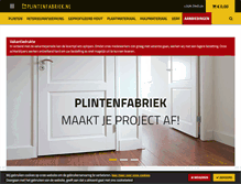 Tablet Screenshot of plintenfabriek.nl